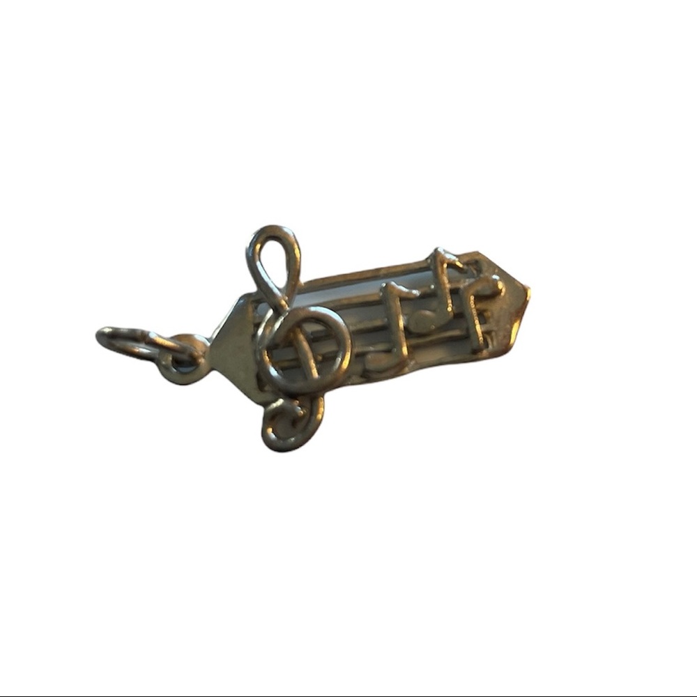 Pendent - Silver Music Notes